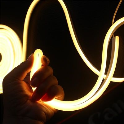 12v mini neon led strip lampu putih hangat lampu natal dekorasi luar ruangan silikon fleksibel strip smd super terang