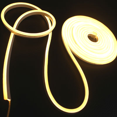 12v mini neon led strip lampu putih hangat lampu natal dekorasi luar ruangan silikon fleksibel strip smd super terang