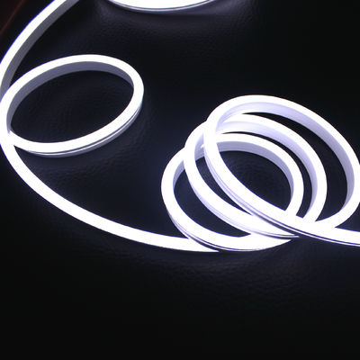 12v warna putih ultra tipis dipimpin neon lentur strip dipimpin lampu 6 * 13mm mikro 2835 smd lampu natal silikon fleksibel