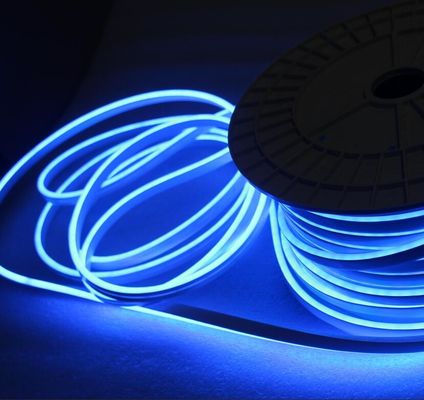Lampu neon warna biru 24v neon flex mini 6mm lampu neon mikro 5cm pemotongan