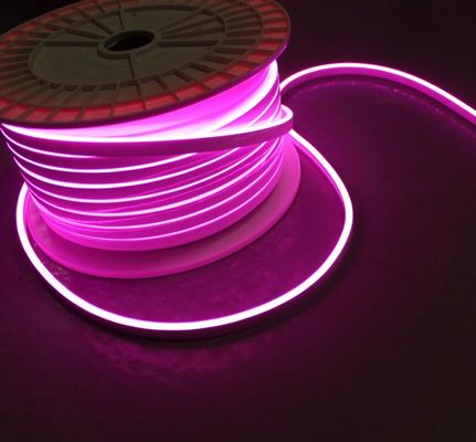 Iklan Led Neon Sign Mini Led Neon Flex Led Fleksibel Neon Strip Lampu 12v merah muda / ungu