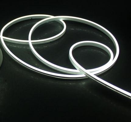 24v 6mm mini neon fleksibel led strip lampu 2835 smd silikon lapisan pita putih