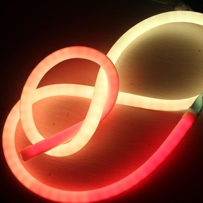 RGB led strip cahaya perubahan warna led neon tali lampu malam kecil 360
