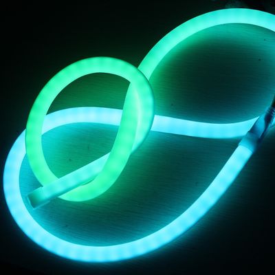 LED Neon pencahayaan 18mm 360 putaran Digital Programmable Neon Flex 24v untuk pencahayaan Natal