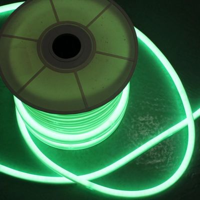 Kualitas tinggi 360 derajat LED RGB dmx dipimpin neon flex 18mm bulat mengubah warna neon pita tabung