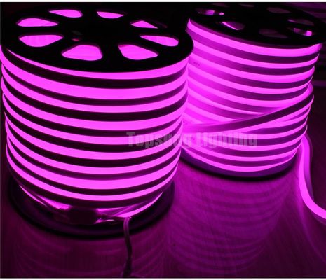 14mm berkualitas tinggi ungu dipimpin neon fleksibel strip lampu 110v neo neon tali