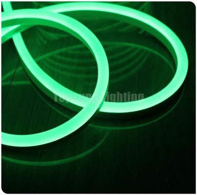 SMD 2835 lampu neon LED 12V tali lentur luar waterproof LED lampu neon strip warna hijau