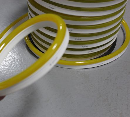 China pabrik langsung kualitas terbaik tahan air IP65 LED Neon Flex warna kuning jaket PVC tali neon