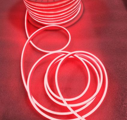 Shenzhen Led Hot Sale dipimpin neon fleksibel cahaya Mini Size 6mm Silikon neon fleksibel warna merah