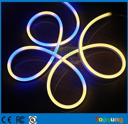 RGB Digital Pixel Chasing LED Neon dengan ukuran 11*19mm IP67 DC24v neon Lampu tali fleksibel