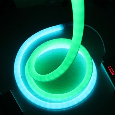Custom Neon Flexible Lighting 24V Flex Rgb Pixel LED Neon Tali neon 360 derajat