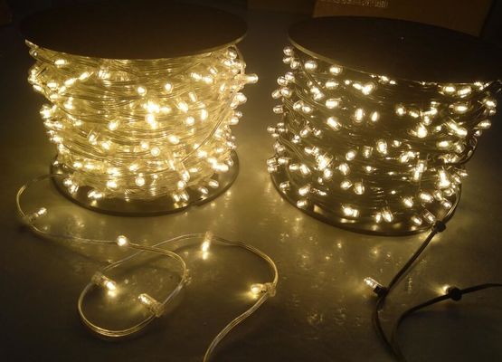100m led kristal klip string luar ruangan xmas string lampu 666 led