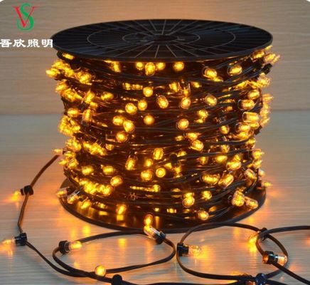 Disesuaikan 2200K Natal 12V LED Fairy Clip String Lampu untuk Dekorasi Pohon Luar Ruang