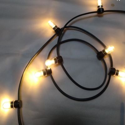 2020 IP 65 putih hangat PVC kristal Wire DC 12V lampu klip 333leds string cahaya peri 100m / roll led lampu kuncup