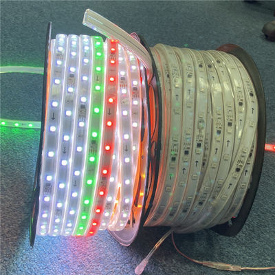50m spool Programmable RGB led strip dengan IC built-in SMD5050 cahaya tinggi warna ajaib
