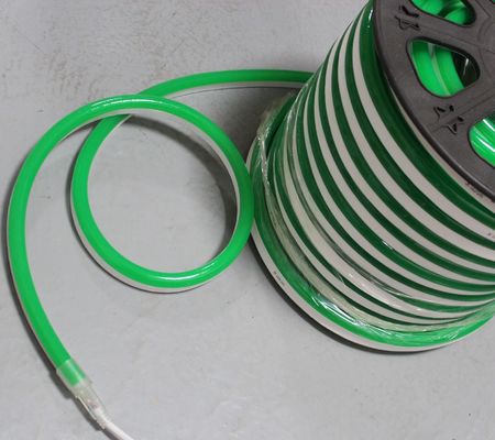 24V 14x26mm cahaya tinggi jaket berwarna hijau 164'spool terbaik led neon harga fleksibel